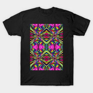 Psychedelic Abstract colourful work 117 T-Shirt
